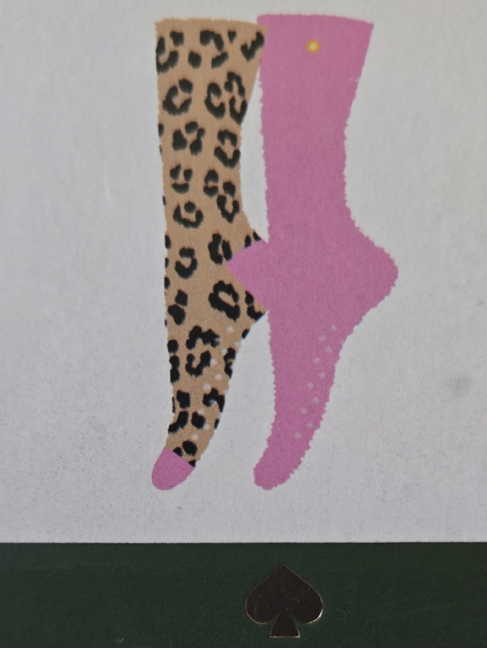 ✨ NIB Kate Spade New York Fuzzy Socks 2-Pack – Pink & Leopard 🧦 ✨